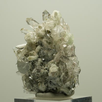 Harlekin Starburst Quarz, Prehnit, Calcit, Epidot Matrix Streep Mine, Namibia 50*50*27mm #14638