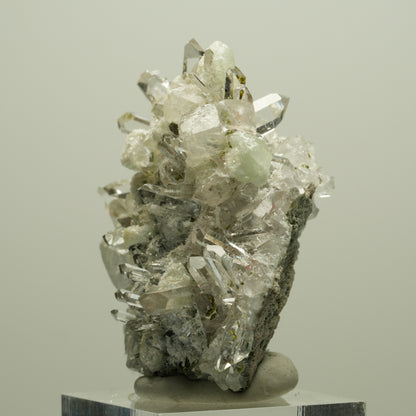 Harlekin Starburst Quarz, Prehnit, Calcit, Epidot Matrix Streep Mine, Namibia 50*50*27mm #14638