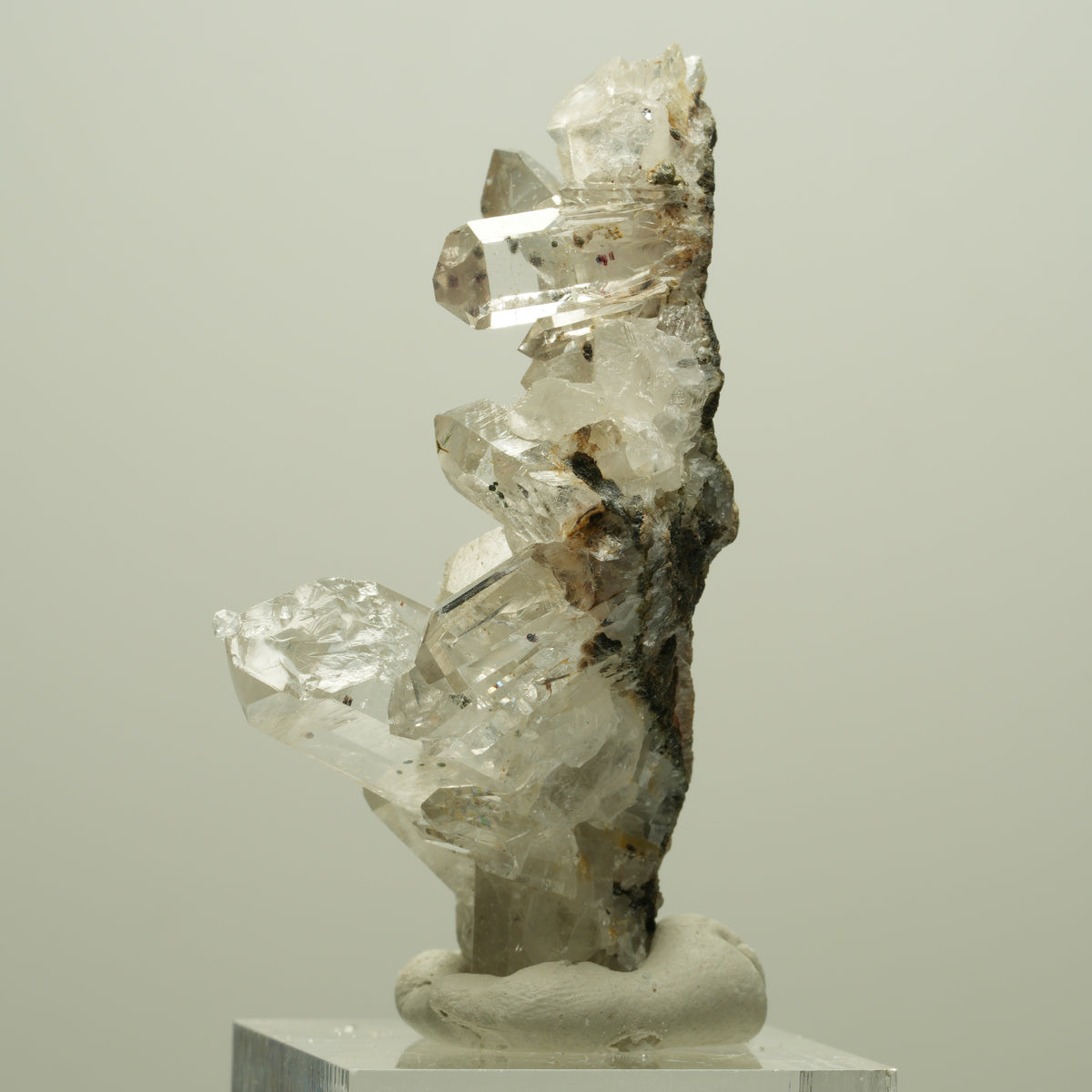 Harlekin Starburst Quarz, Calcit, Analcim auf Matrix Streep Mine, Namibia 54*31*32mm #14639