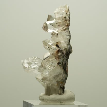 Harlekin Starburst Quarz, Calcit, Analcim auf Matrix Streep Mine, Namibia 54*31*32mm #14639
