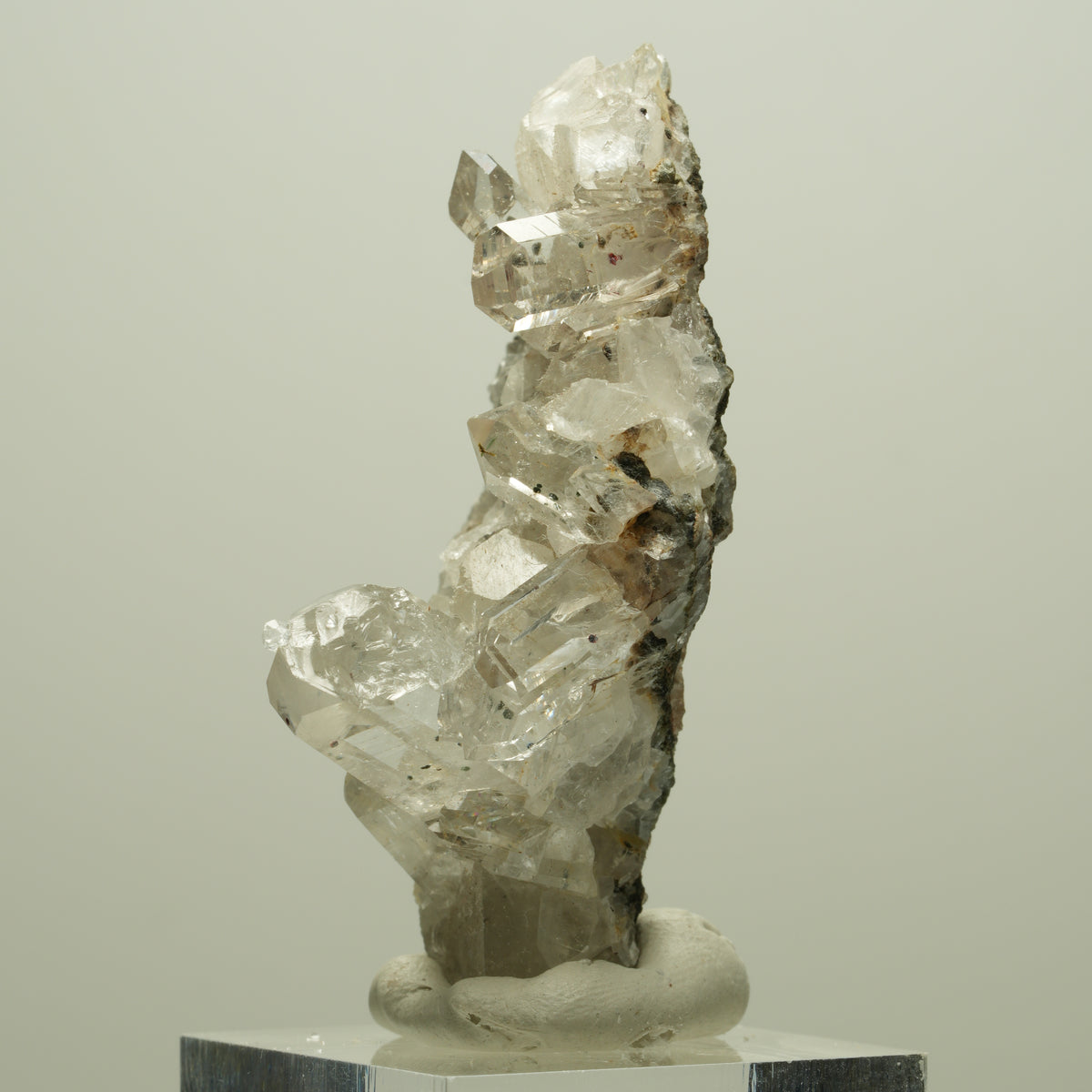 Harlekin Starburst Quarz, Calcit, Analcim auf Matrix Streep Mine, Namibia 54*31*32mm #14639