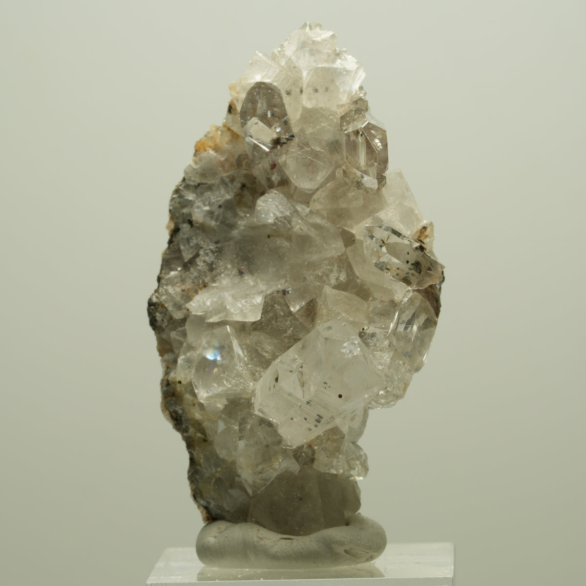 Harlekin Starburst Quarz, Calcit, Analcim auf Matrix Streep Mine, Namibia 54*31*32mm #14639