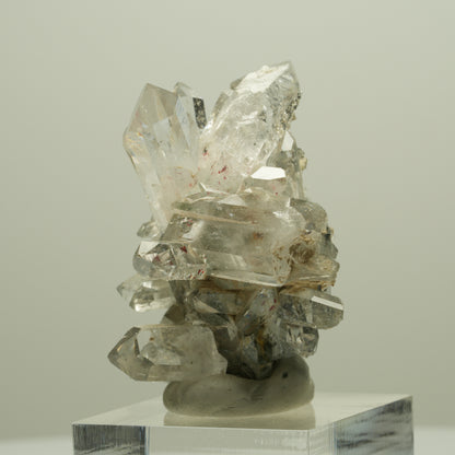 Harlekin Starburst Quarz, Prehnit, Analcim, Epidot, Matrix Streep Mine, Namibia 41*35*28mm #14641