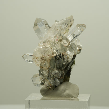 Harlekin Starburst Quarz, Prehnit, Analcim, Epidot, Matrix Streep Mine, Namibia 41*35*28mm #14641