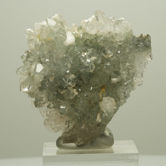 Starburst Quarz, Prehnit, Analcim, Epidot auf Matrix Streep Mine, Namibia 46*44*15mm #14642