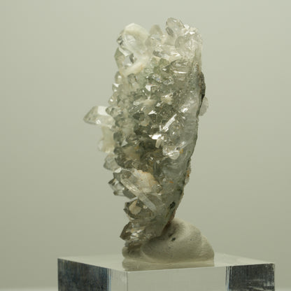 Starburst Quarz, Prehnit, Analcim, Epidot auf Matrix Streep Mine, Namibia 46*44*15mm #14642
