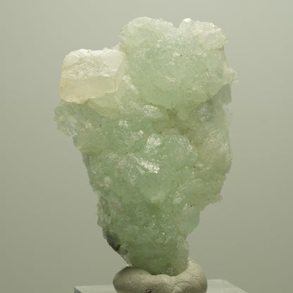 Seltene Prehnit, Calcit Stufe Streep Mine Goboboseb Namibia 53*37*14mm #14646
