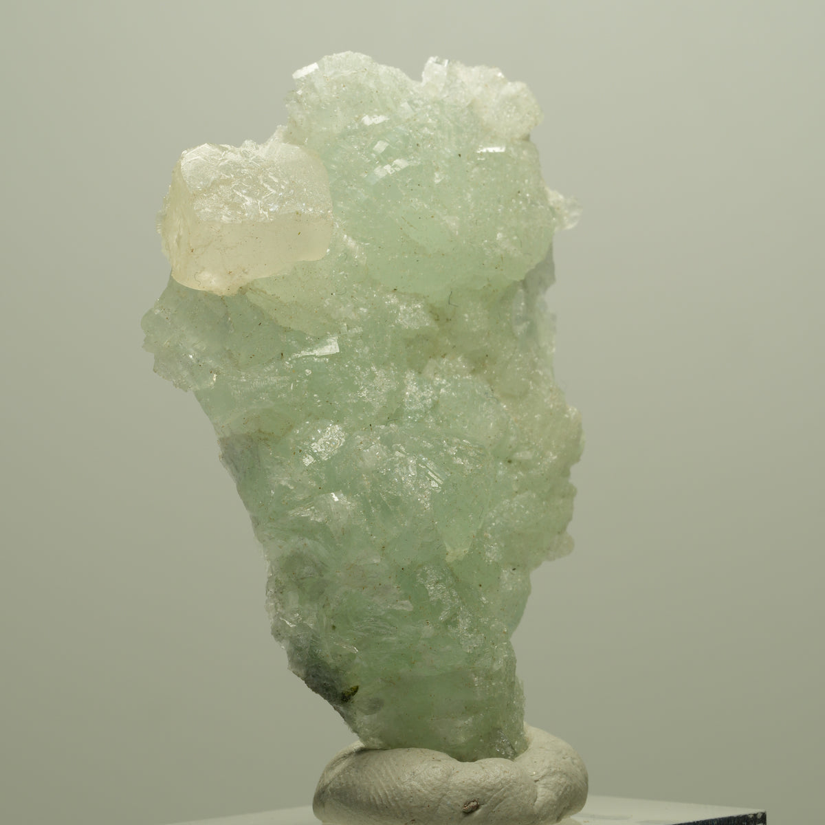Seltene Prehnit, Calcit Stufe Streep Mine Goboboseb Namibia 53*37*14mm #14646
