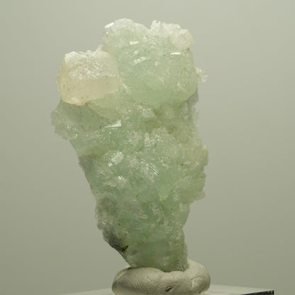 Seltene Prehnit, Calcit Stufe Streep Mine Goboboseb Namibia 53*37*14mm #14646