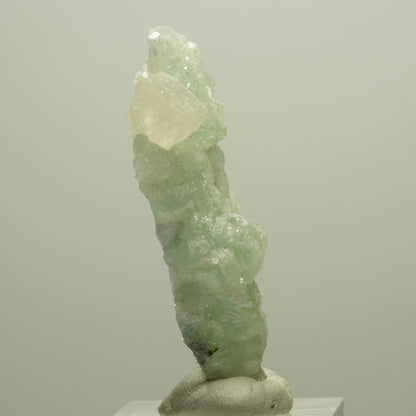 Seltene Prehnit, Calcit Stufe Streep Mine Goboboseb Namibia 53*37*14mm #14646