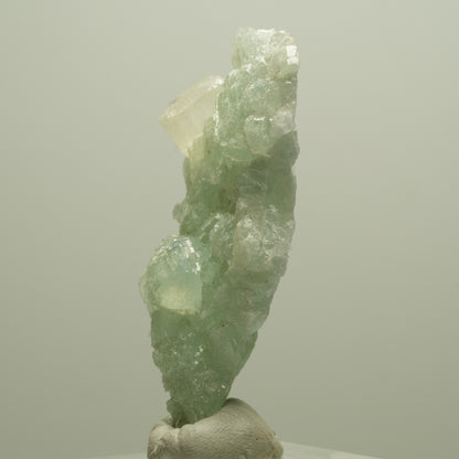 Seltene Prehnit, Calcit Stufe Streep Mine Goboboseb Namibia 53*37*14mm #14646