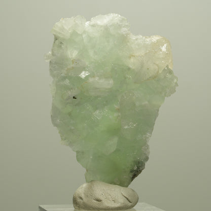 Seltene Prehnit, Calcit Stufe Streep Mine Goboboseb Namibia 53*37*14mm #14646