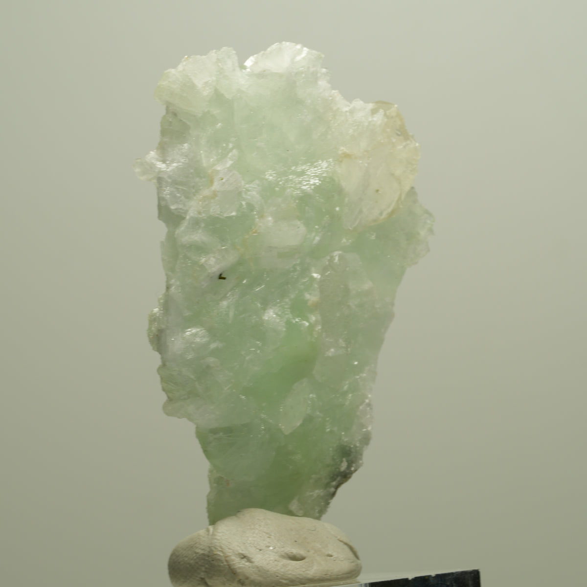 Seltene Prehnit, Calcit Stufe Streep Mine Goboboseb Namibia 53*37*14mm #14646