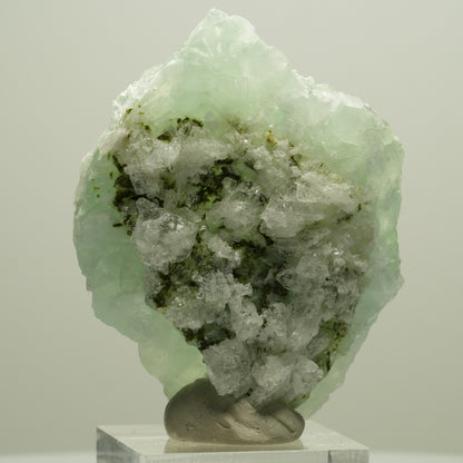 Seltene Prehnit, Analcim, Epidot Stufe Streep Mine Goboboseb Namibia 59*45*20mm #14647