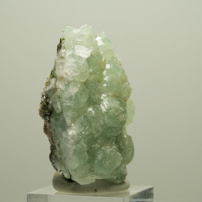 Seltene Prehnit, Epidot, Calcit Stufe Streep Mine Goboboseb Namibia 54*45*22mm #14651