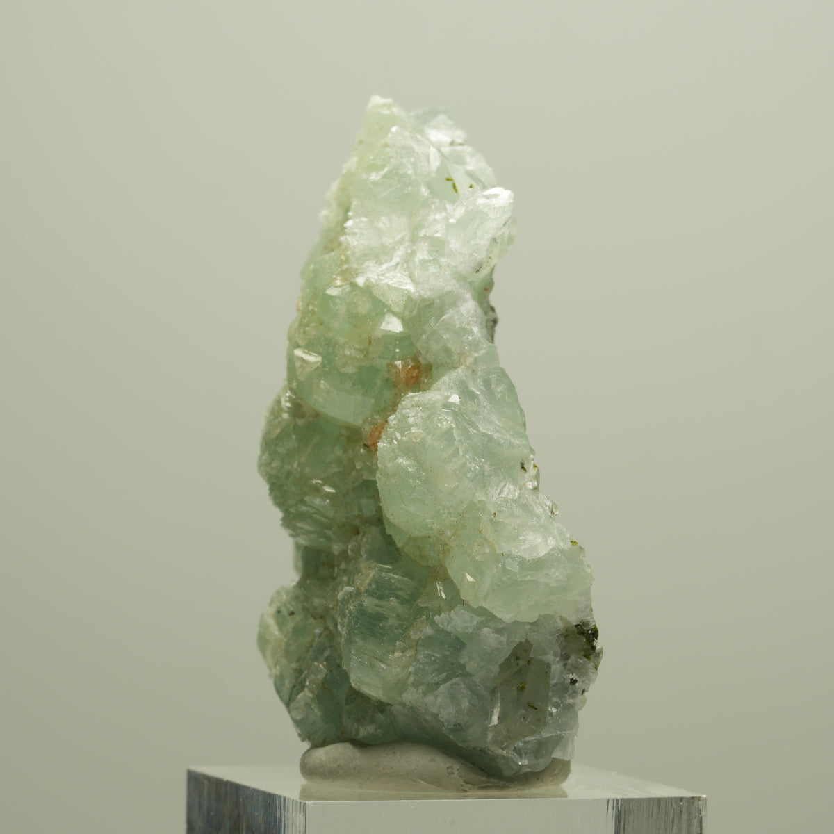 Seltene Prehnit, Epidot, Calcit Stufe Streep Mine Goboboseb Namibia 54*45*22mm #14651