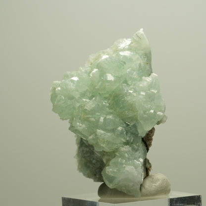 Seltene Prehnit, Epidot, Calcit Stufe Streep Mine Goboboseb Namibia 48*40*34mm #14652