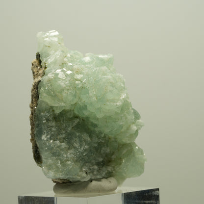 Seltene Prehnit, Epidot, Calcit Stufe Streep Mine Goboboseb Namibia 48*40*34mm #14652