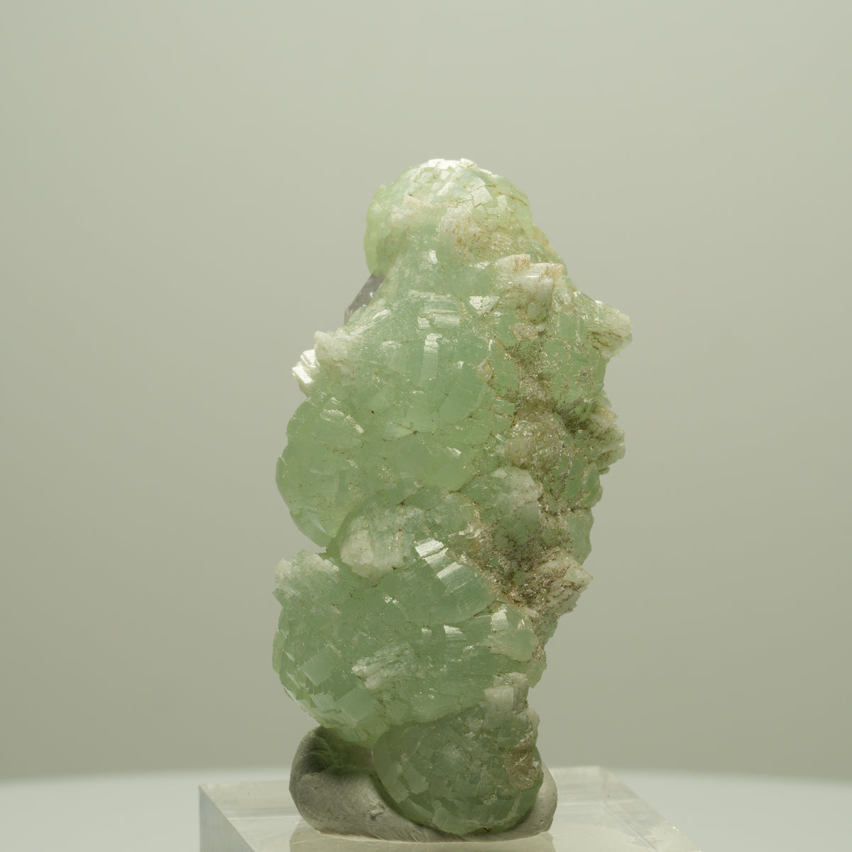 Phantom Amethyst mit Prehnit Streep Mine, Goboboseb, Namibia 49*24*22mm #14655