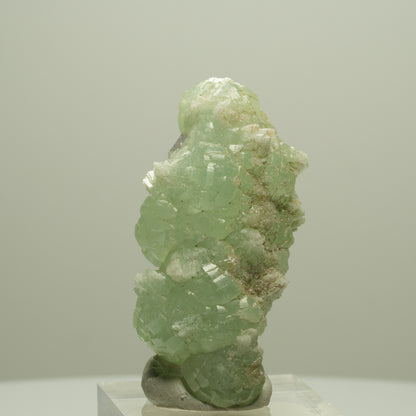 Phantom Amethyst mit Prehnit Streep Mine, Goboboseb, Namibia 49*24*22mm #14655