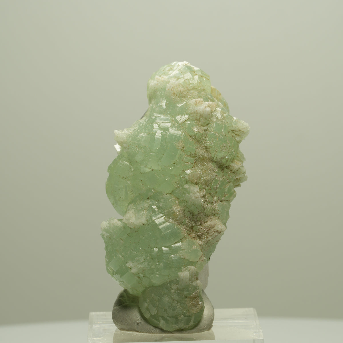 Phantom Amethyst mit Prehnit Streep Mine, Goboboseb, Namibia 49*24*22mm #14655