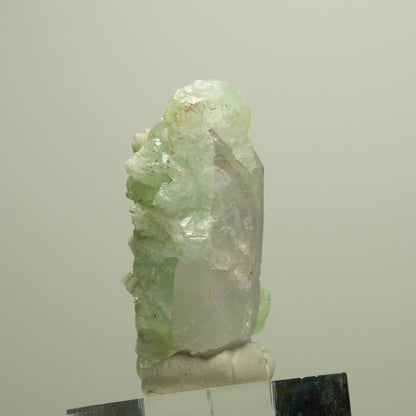 Phantom Amethyst mit Prehnit Streep Mine, Goboboseb, Namibia 49*24*22mm #14655