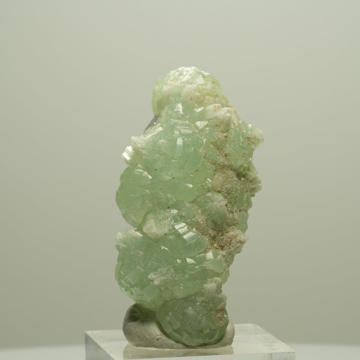 Phantom Amethyst mit Prehnit Streep Mine, Goboboseb, Namibia 49*24*22mm #14655