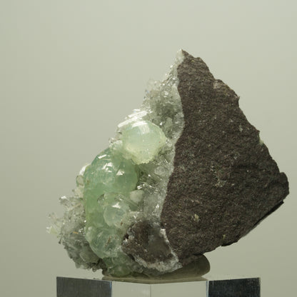 Starburst Quarz, Prehnit, Epidot auf Matrix Streep Mine Goboboseb Namibia 50*37*44mm #14657