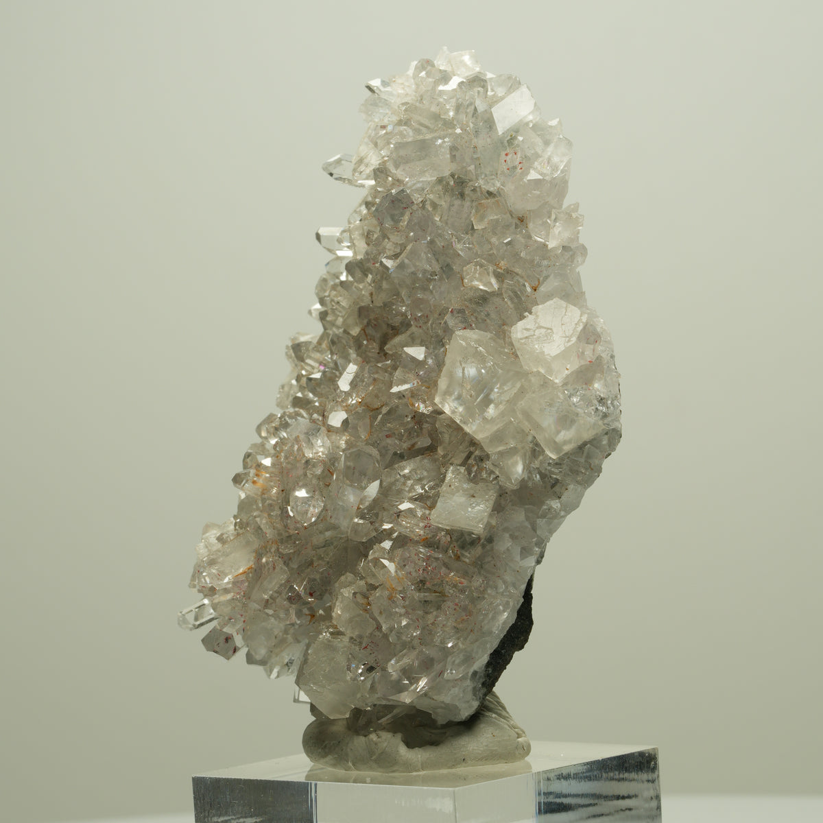 Harlekin Starburst Quarz, Calcit, Epidot auf Matrix Streep Mine, Namibia 65*45*17mm #14659