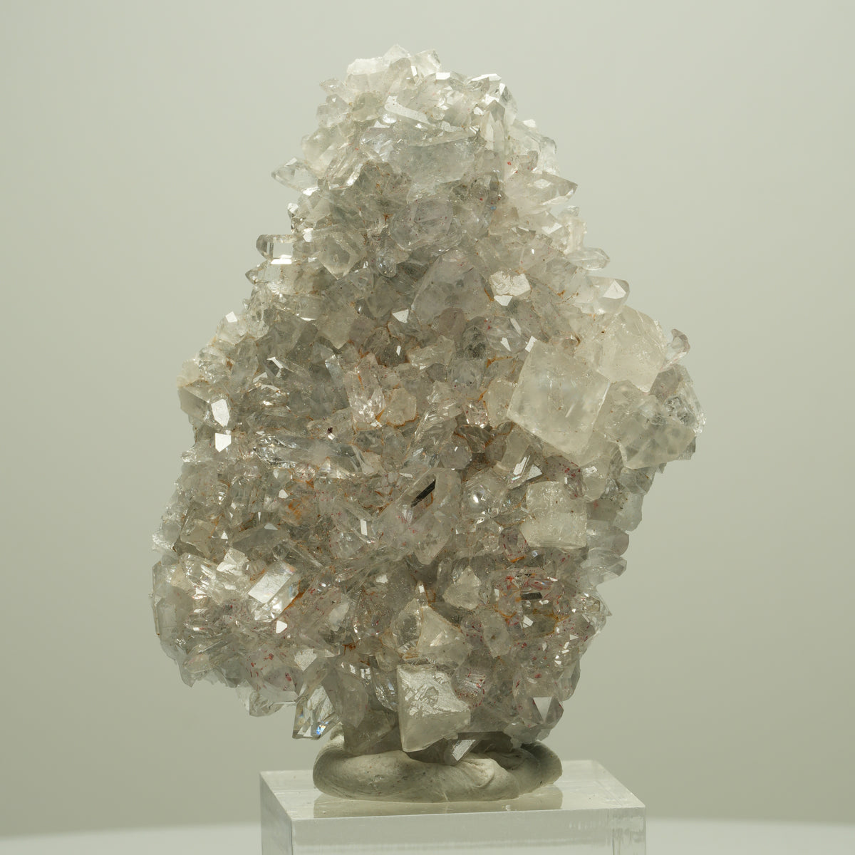 Harlekin Starburst Quarz, Calcit, Epidot auf Matrix Streep Mine, Namibia 65*45*17mm #14659