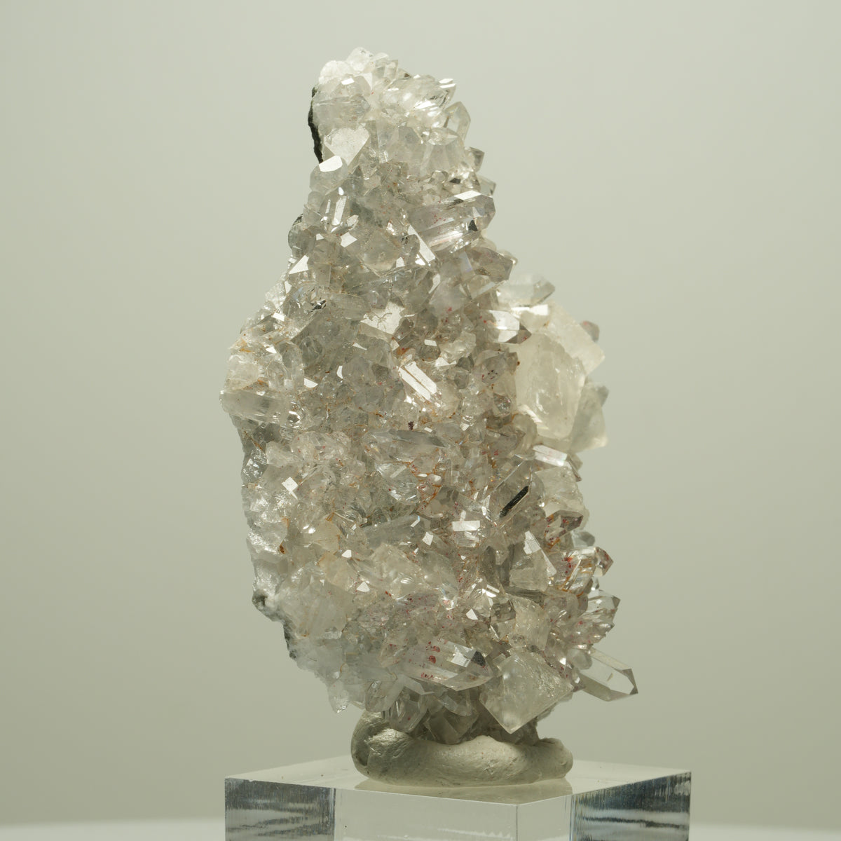 Harlekin Starburst Quarz, Calcit, Epidot auf Matrix Streep Mine, Namibia 65*45*17mm #14659
