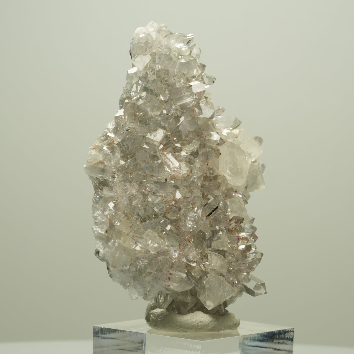 Harlekin Starburst Quarz, Calcit, Epidot auf Matrix Streep Mine, Namibia 65*45*17mm #14659
