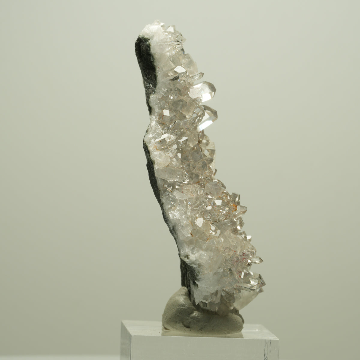 Harlekin Starburst Quarz, Calcit, Epidot auf Matrix Streep Mine, Namibia 65*45*17mm #14659