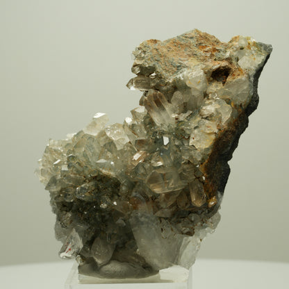 Harlekin Starburst Quarz, Epidot auf Matrix Streep Mine, Namibia 73*48*28mm #14660