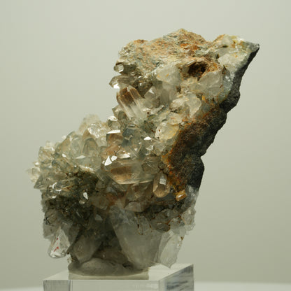Harlekin Starburst Quarz, Epidot auf Matrix Streep Mine, Namibia 73*48*28mm #14660
