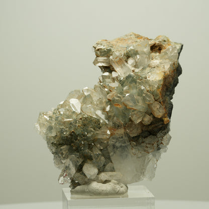 Harlekin Starburst Quarz, Epidot auf Matrix Streep Mine, Namibia 73*48*28mm #14660