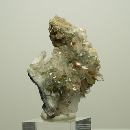 Harlekin Starburst Quarz, Epidot auf Matrix Streep Mine, Namibia 73*48*28mm #14660