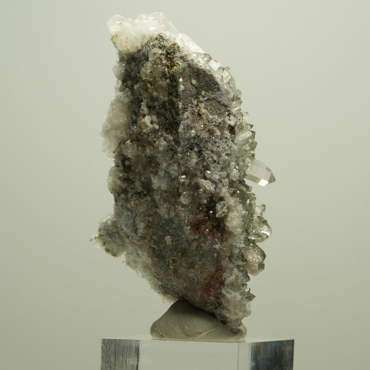 Starburst Quarz, Calcit, Analcim, Epidot, Matrix Streep Mine, Namibia 68*41*24mm #14661