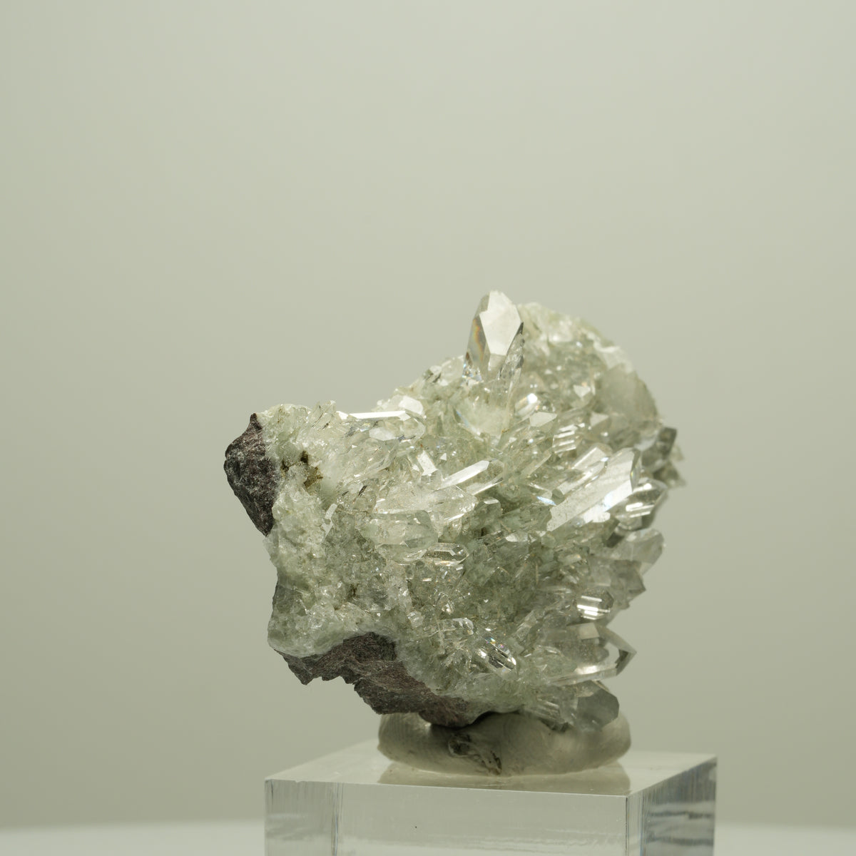 Starburst Quarz, Epidot auf Matrix Streep Mine Goboboseb Namibia 66*36*18mm #14662
