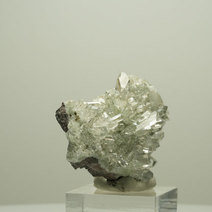 Starburst Quarz, Epidot auf Matrix Streep Mine Goboboseb Namibia 66*36*18mm #14662
