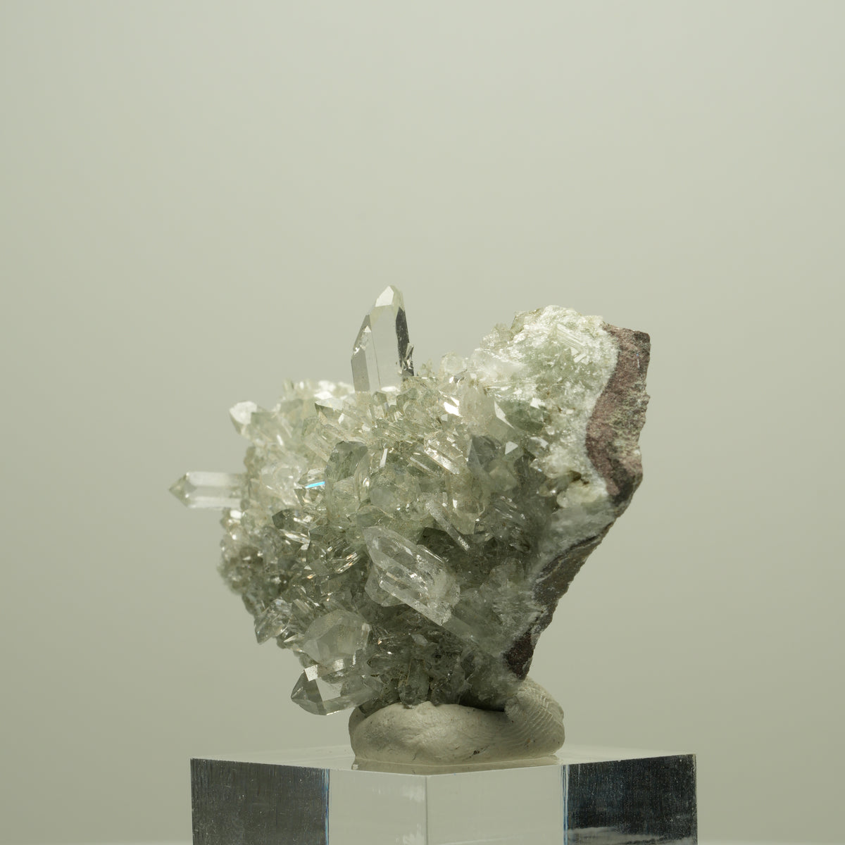 Starburst Quarz, Epidot auf Matrix Streep Mine Goboboseb Namibia 66*36*18mm #14662
