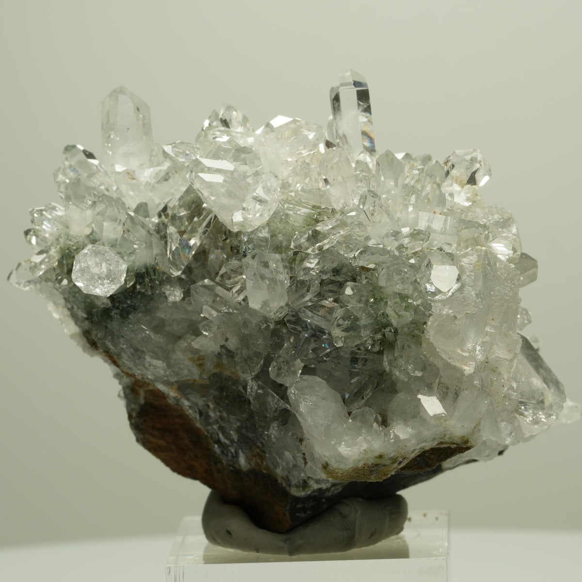 Starburst Quarz, Calcit, Analcim, Epidot auf  Matrix Streep Mine, Namibia 67*46*39mm #14665