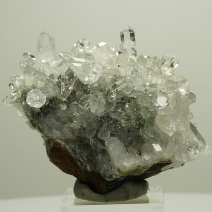 Starburst Quarz, Calcit, Analcim, Epidot auf  Matrix Streep Mine, Namibia 67*46*39mm #14665