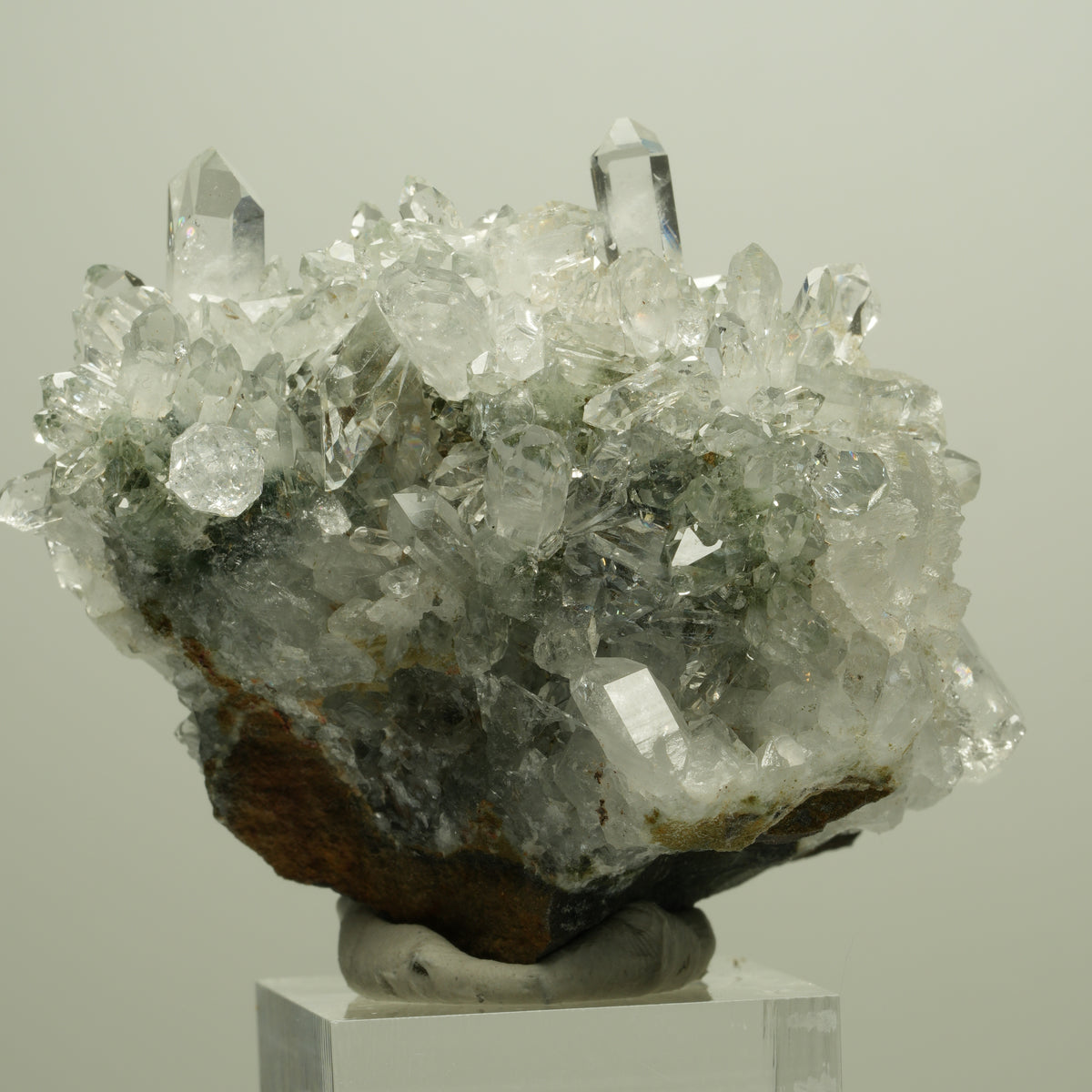 Starburst Quarz, Calcit, Analcim, Epidot auf  Matrix Streep Mine, Namibia 67*46*39mm #14665