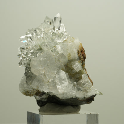 Starburst Quarz, Calcit, Analcim, Epidot auf  Matrix Streep Mine, Namibia 67*46*39mm #14665