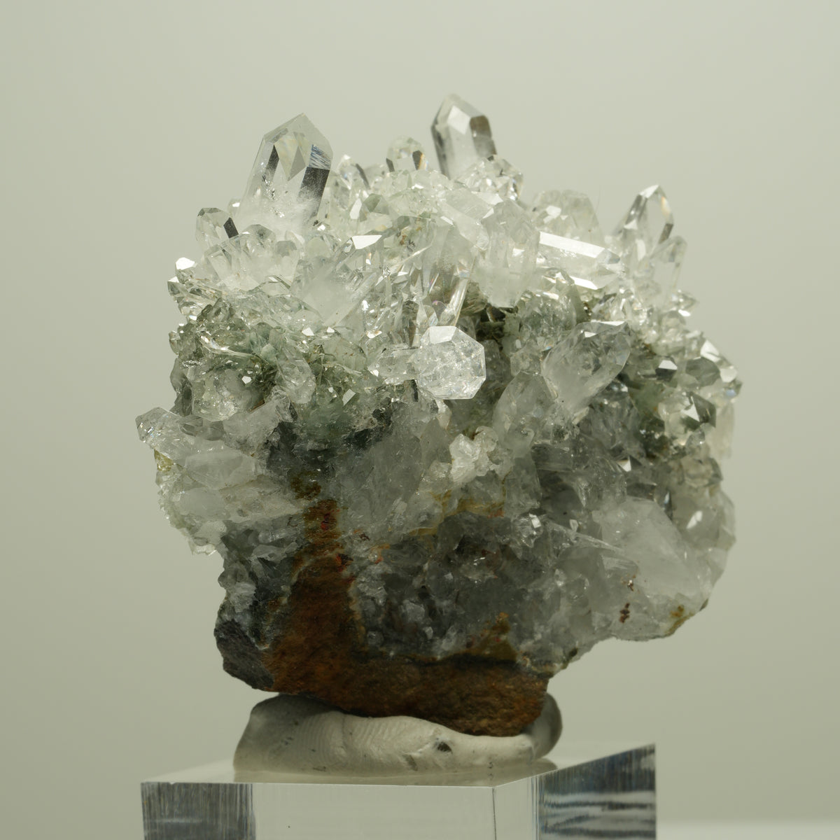 Starburst Quarz, Calcit, Analcim, Epidot auf  Matrix Streep Mine, Namibia 67*46*39mm #14665