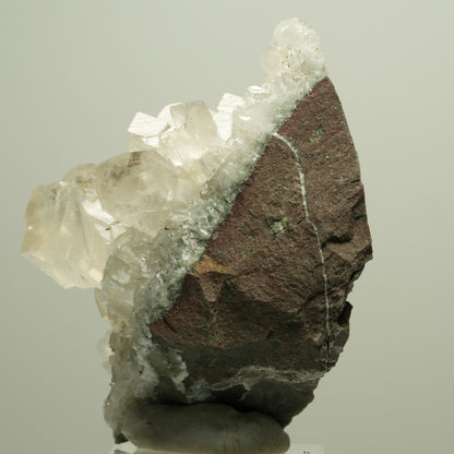 Starburst Quarz, Calcit Würfel, Epidot auf Matrix Streep Mine Namibia 66*44*45mm #14667