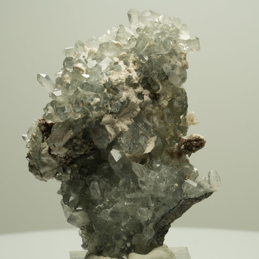 Starburst Quarz, Epidot auf Matrix Streep Mine Goboboseb Namibia 63*50*27mm #14669