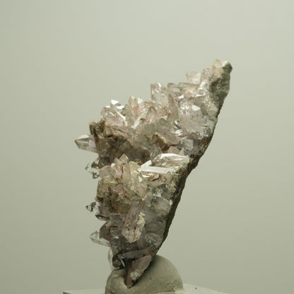 Harlekin Starburst Amethyst, Calcit, Epidot auf Matrix Streep Mine Namibia 66*39*27mm #14670