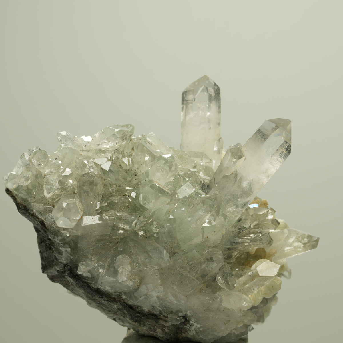 Starburst Quarz, Prehnit, Epidot auf Matrix Streep Mine, Namibia 60*50*34mm #14673